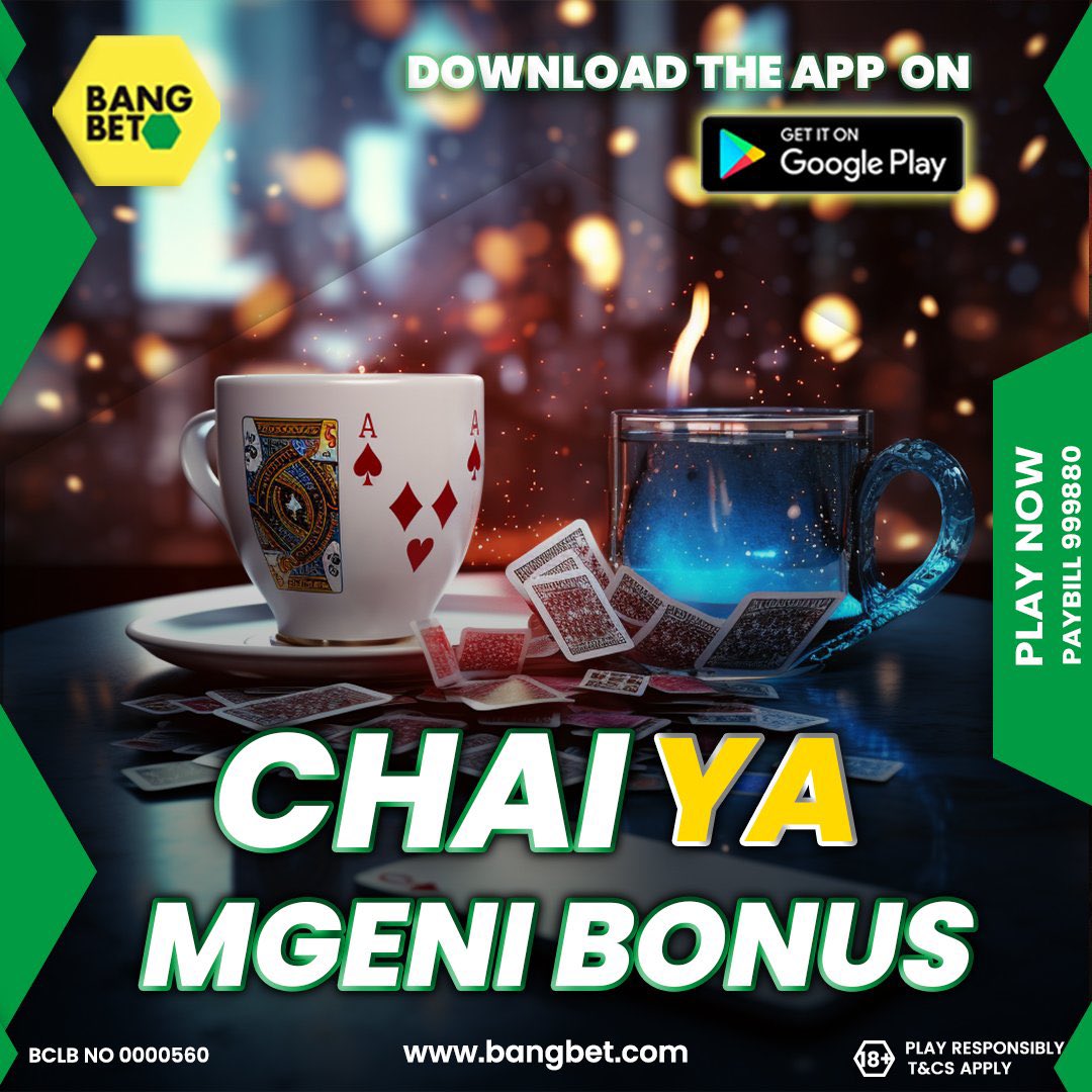 Who else gifts their customers with a free bet and bonus coins kama si Bangbet? Simply register here via Bangbet.com and use 'KID254' as the promo code unyakue free gift yako 😁