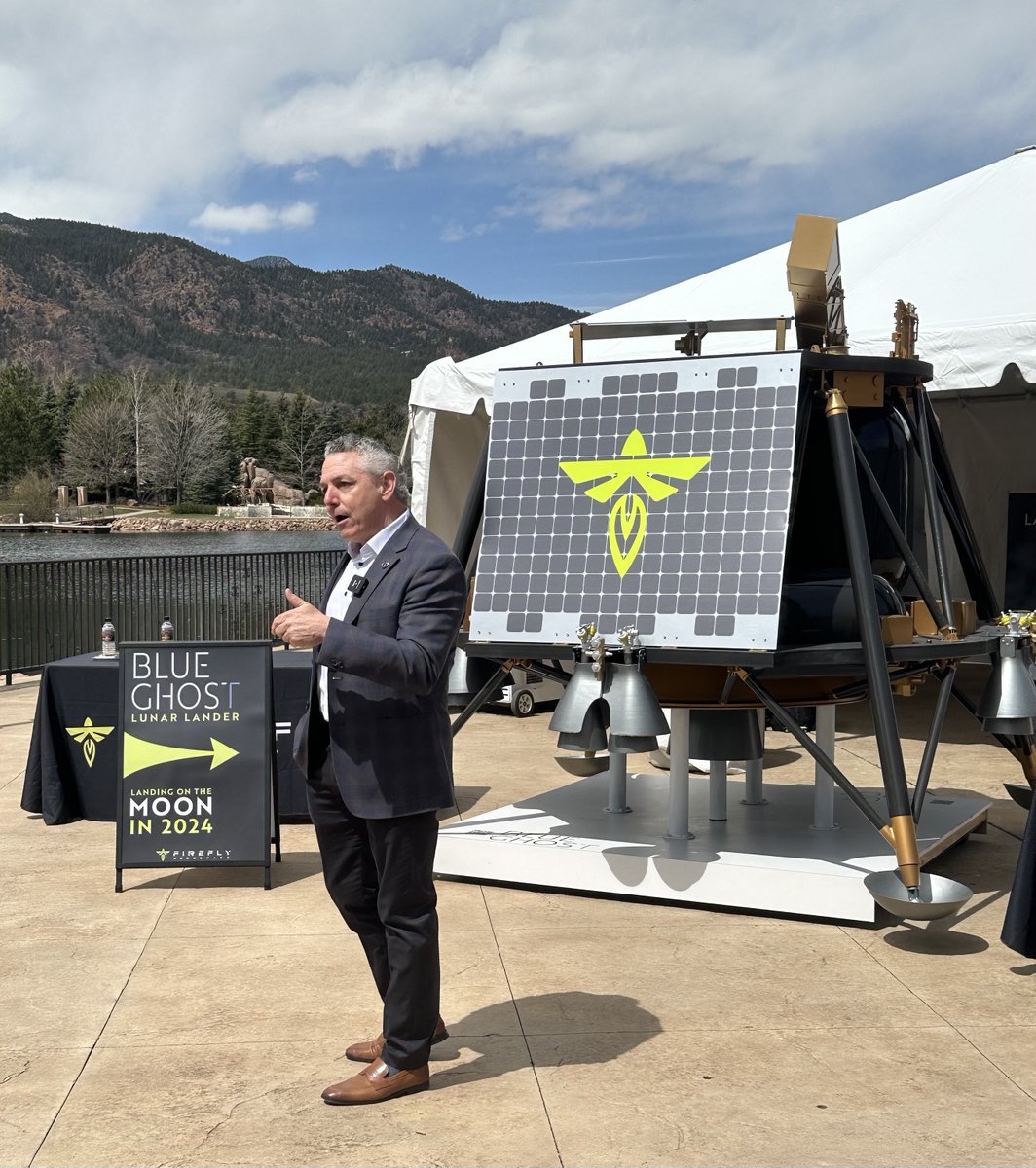 That’s a wrap for this year’s #SpaceSymposium, thanks to everyone who stopped by to see our Blue Ghost Lunar Lander, be sure to tag us in your pics! #BlueGhostLunarLander