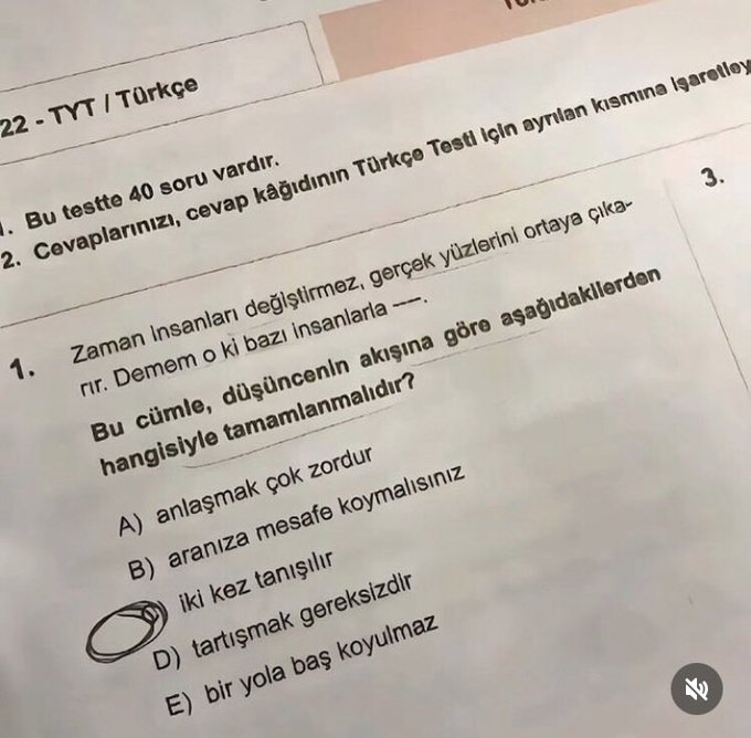 *Bu soruyu çözmen neden bu kadar uzun sürdü* Soru;