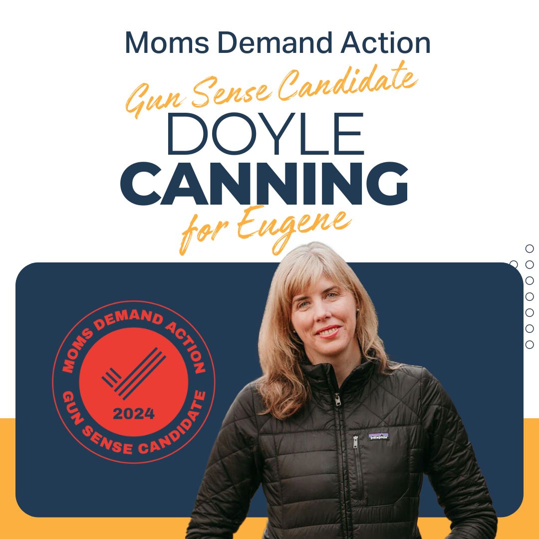 Proud to have earned the 2024 @MomsDemand Gun Sense Candidate distinction our campaign for Eugene's House District 08. As a Mom and a legislator, I will always stand on the side of gun safety, give voice to our youth calling for action, and act to prevent gun violence.