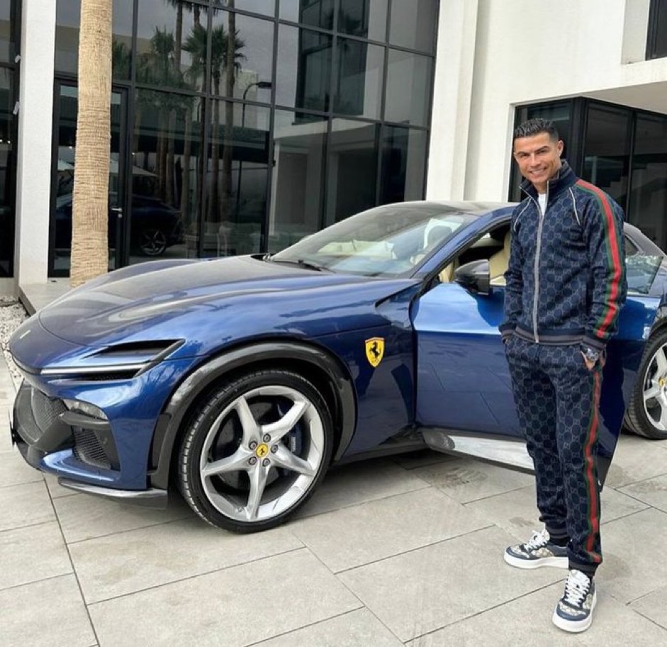 They: “Poor Ronaldo , might be crying in his car.”

Ronaldo :