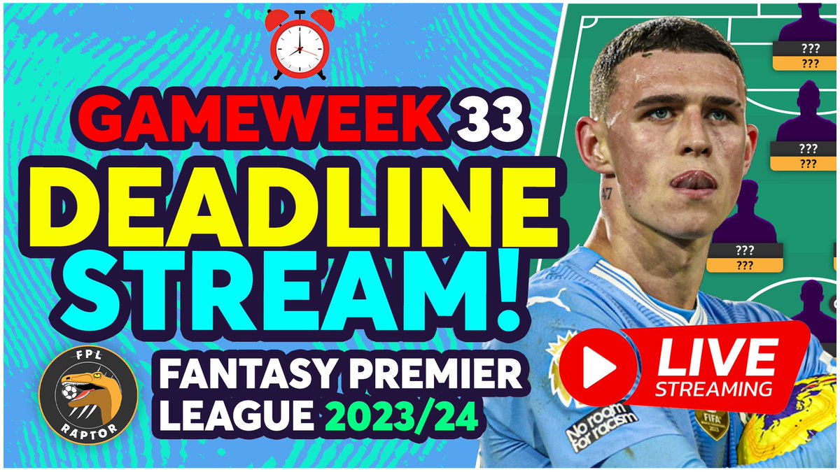 LIVE NOW! 🚨 #FPL Watch here 👉🏼 youtube.com/live/0N7T4DAhL…