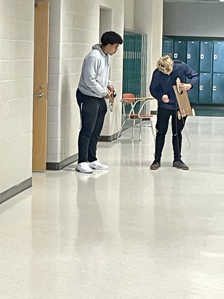 Mrs.CRobinsonAP (@mcrobinsonap) on Twitter photo Mrs. Chilton’s Physics Class used mouse trap spring energy and turned it into kinetic energy to propel their cars. Learning in Action! Always fun on the Ranch!!! <a href="/docangiemo2014/">Dr. Angela Monell</a> <a href="/SouthWestGHS/">SouthWestGHS</a> <a href="/GCSchoolsNC/">Guilford Co. Schools</a> <a href="/Super_GCS/">Dr. Whitney Oakley</a> Mrs. Chilton’s Physics Class used mouse trap spring energy and turned it into kinetic energy to propel their cars. Learning in Action! Always fun on the Ranch!!! <a href="/docangiemo2014/">Dr. Angela Monell</a> <a href="/SouthWestGHS/">SouthWestGHS</a> <a href="/GCSchoolsNC/">Guilford Co. Schools</a> <a href="/Super_GCS/">Dr. Whitney Oakley</a>