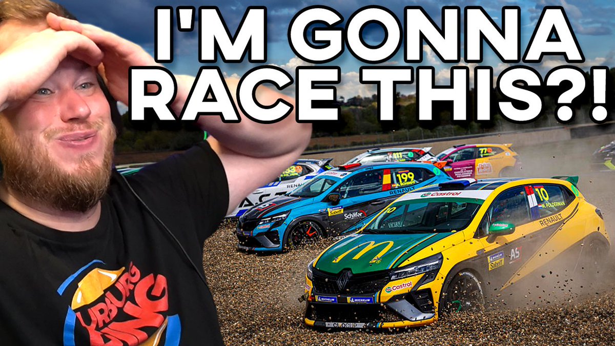 What the hell did I sign up for🤯🤣 Reacting to crazy first race of real renault clio cup europe that I will be racing in one month 😅 youtu.be/VEU5Rp3C_-I?si…