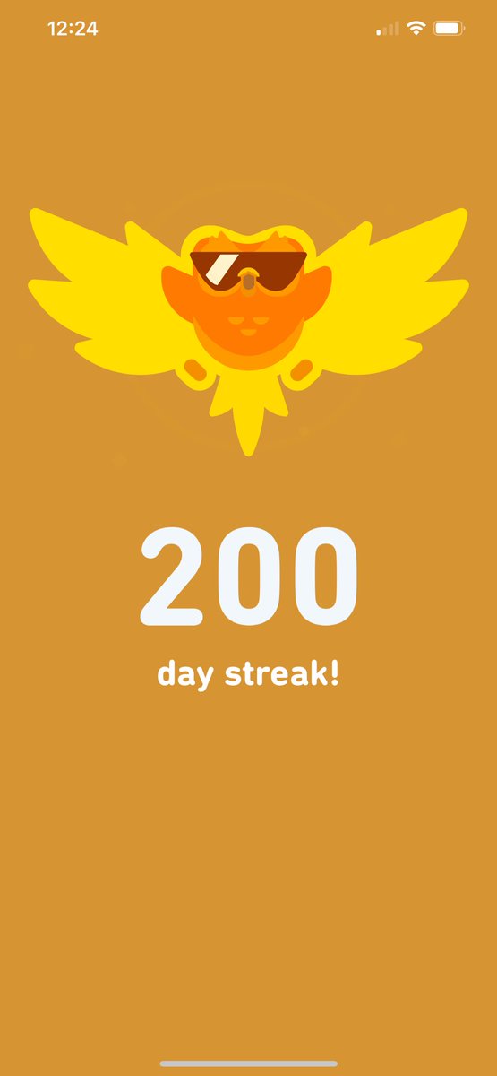 200 days of Spanish lessons in a row. A friend of mine recently claimed you can’t learn a language on Duolingo. Maybe you can’t fully but I know for sure that not starting somewhere won’t work out either.