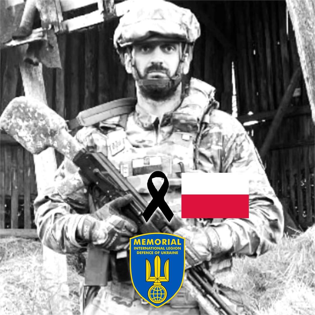 Our Beloved Polish Brother Walentek Tomasz Sebastian, who had been serving in Ukraine as a Volunteer succumbed on the Battlefield.

Honor, Glory and Gratitude To Our Brother.
February 2023!