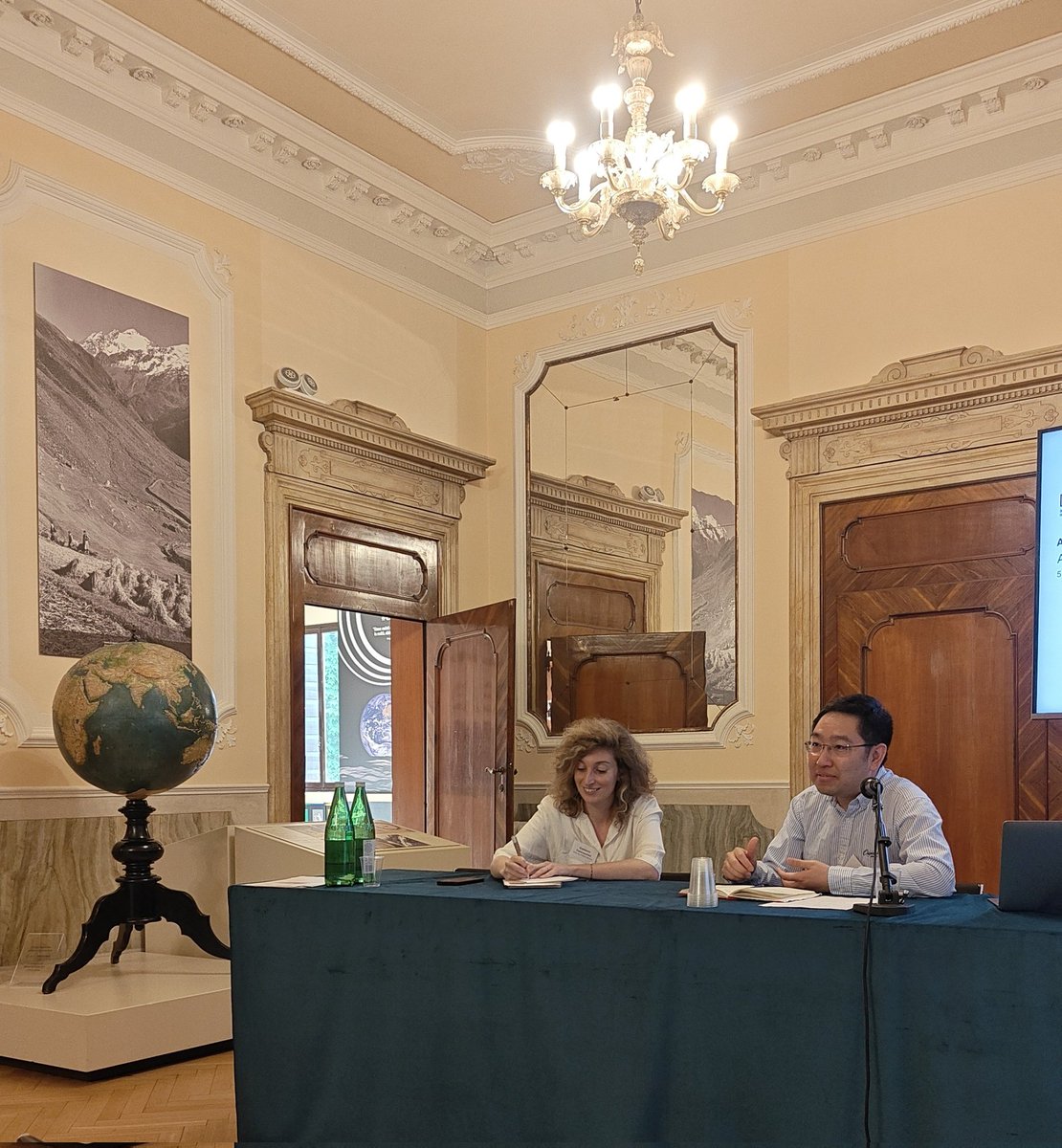 andrea pollio (@andretwp) on Twitter photo Closing talk - Di Wu and <a href="/cosfranceschini/">Costanza Franceschini</a> <a href="/AISAfricaCina/">Associazione Italiana Studi Africa-Cina</a> - a wonderful day of conversations and a beautiful globe Closing talk - Di Wu and <a href="/cosfranceschini/">Costanza Franceschini</a> <a href="/AISAfricaCina/">Associazione Italiana Studi Africa-Cina</a> - a wonderful day of conversations and a beautiful globe