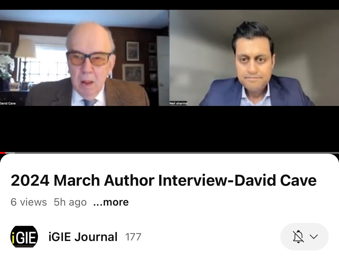 Insightful @iGIEjournal author interview on rapidly advancing #AI technology implementation in capsule endoscopy. His Innovative research shows it’s ready for prime time !! Link here: youtube.com/watch?v=5lXdca…   #GITwitter #MedEd #Innovation #medicaldevices #medicine