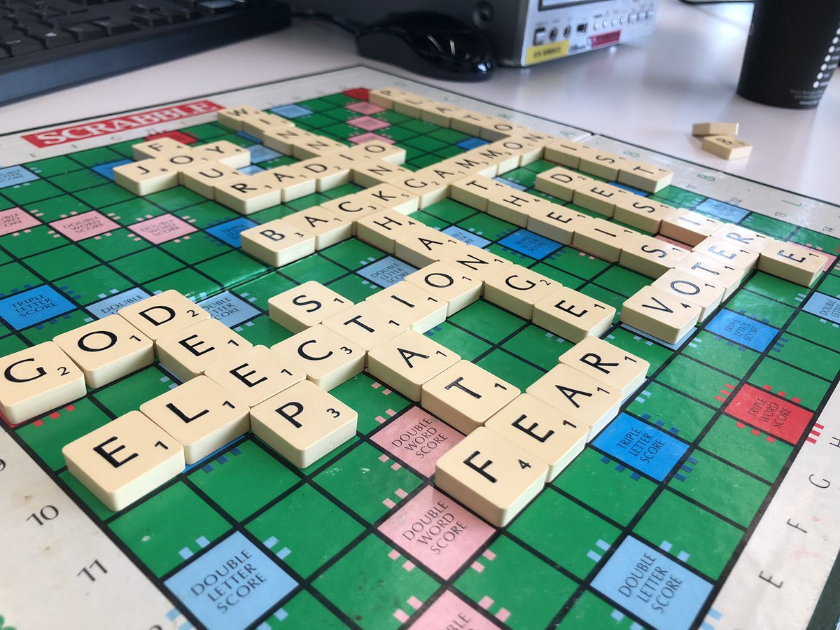 Just getting ready for tonight’s discussion about Plato/live Scrabble game. @BBCFreeThinking on @BBCRadio4 at 9pm. Players: @KateMaltby Sophie Grace Chappell @TakeshiMorisato @Dorianlynskey. We’ll also deal with all the subjects on the board. bbc.co.uk/programmes/m00…