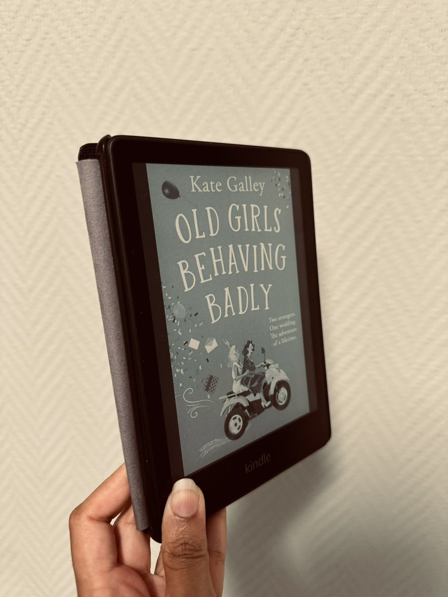 No way would I resist a book with that title Thank you @BoldwoodBooks for my early review copy of OLD GIRLS BEHAVING BADLY by @KateGalley1 ❤️ Eager to see how much mischief they get into! Out next month, stay tuned for my review 👀