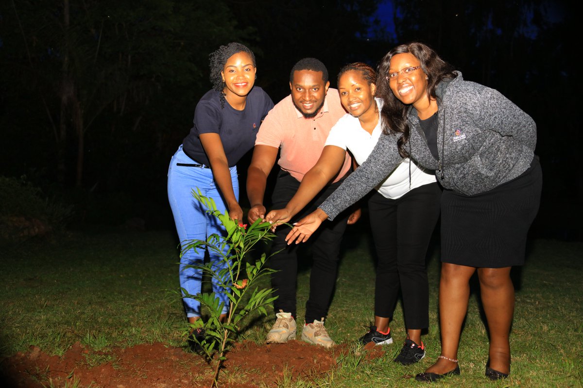 KenGenKenya's tweet photo. Golf and greening the environment go hand in hand at @KenGenKenya.  Today, as part of our commitment to mitigating climate change, #TeamKenGen has planted trees at the Royal Nairobi Golf Club. #KenGenTeeOff #MSKGolfChallenge #SDG13 ^EM https://t.co/8n0GRu13Ol