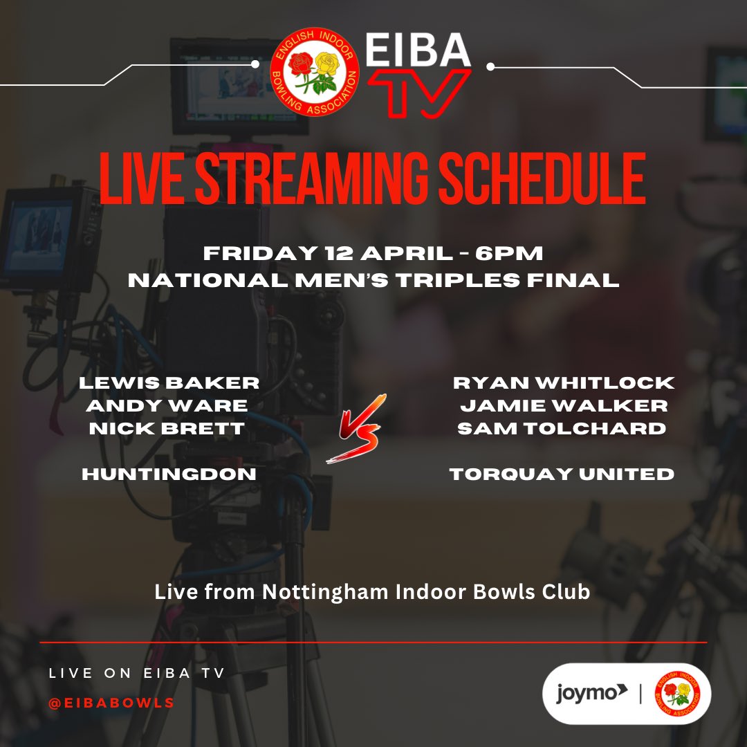 🎥 What a way to sign off on EIBA TV at our 2024 National Finals! Our Men’s National Triples Final kicks off at 6pm! 🏆 Sign up for free and watch live ⬇️ 📲 bit.ly/EIBATV #EIBA #EIBATV #LiveStreaming #NationalFinals
