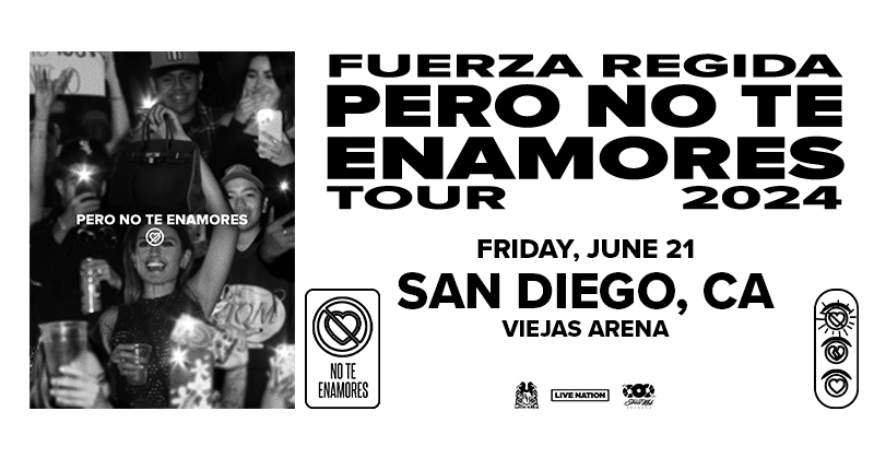 ¡Ya están a la venta los boletos para ver a Fuerza Regida en vivo en el Viejas Arena! 🔗: bit.ly/4aq5oV3
