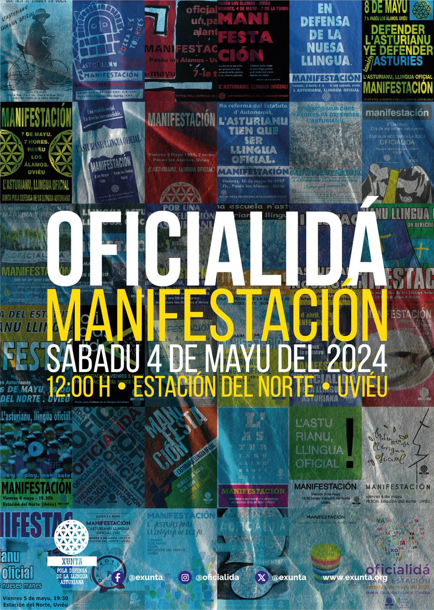 Yá s'acolumbra la Selmana les Lletres, como cada añu dende 1987, convocamos a la ciudadanía a reivindicar unos derechos que nos nieguen. 
Anguaño la XDLA fai 40 años, cuatro décades trabayando pa caltener encesa la llucha pola #oficialidá. 
Sábadu 4 de mayu n'Uviéu.