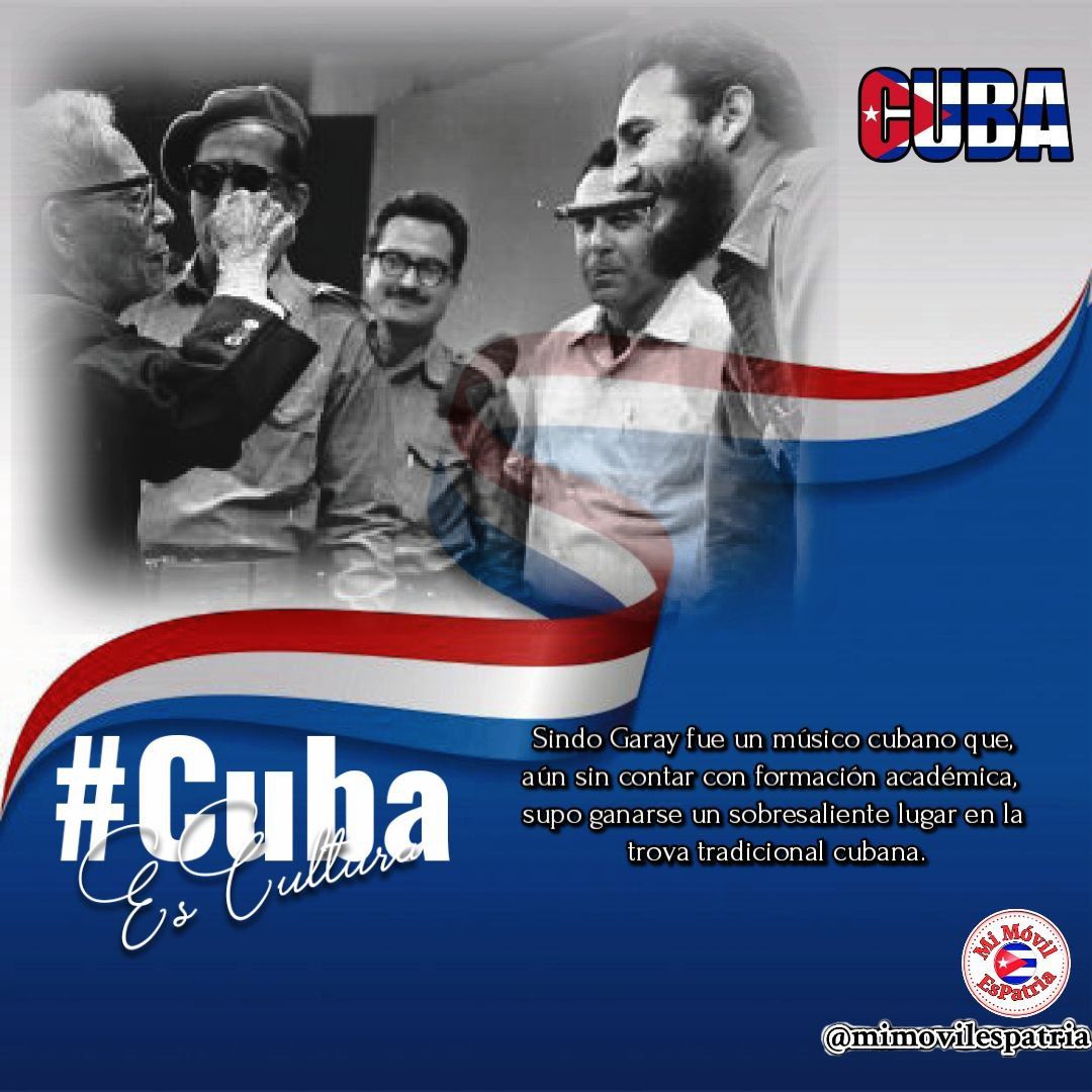 Celebramos el natalicio de quien con sus letras poéticas y melódicas, Sindo Garay supo capturar la esencia de la Cuba tradicional y transmitirla a través de sus canciones, dejando una huella imborrable en la historia de la música cubana.
#CubaEsCultura
#MiMóvilEsPatria