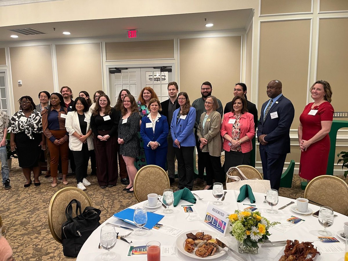 Congratulations to Tevis Tucker, our ADP Ph.D. student, who was awarded a scholarship at the Osher Lifelong Learning Institute at American University (OLLI at AU) breakfast this morning! It's truly inspiring to see hard work and dedication being recognized! 👏🎉