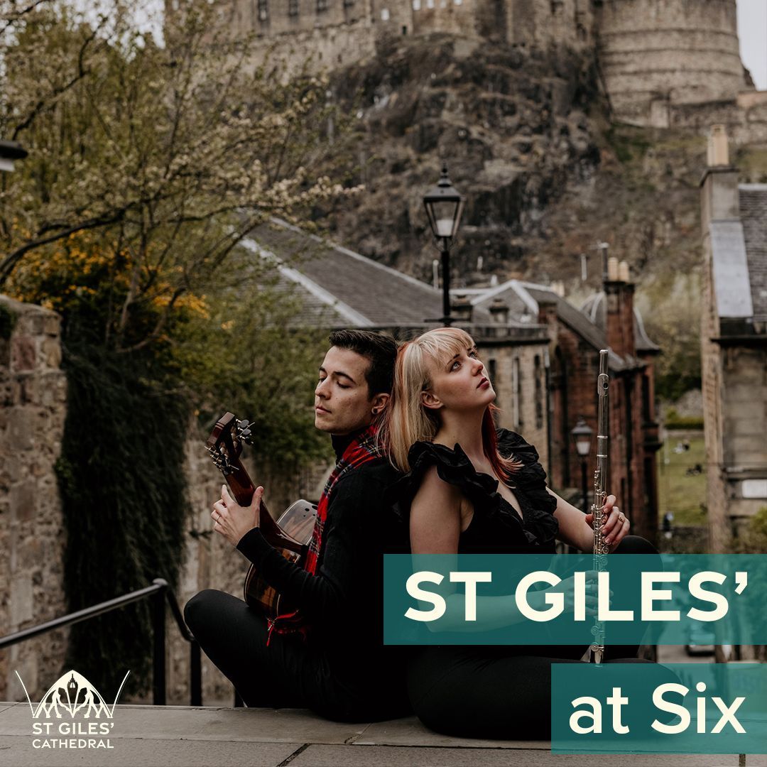 Join us this week for St Giles' at Six, where we will be joined by JKL Duo, consisting of Jacopo Lazzaretti (Guitar) and Kerry Lynch (Flute). Entry is free, with an optional donation. To book, go to buff.ly/4aflroz