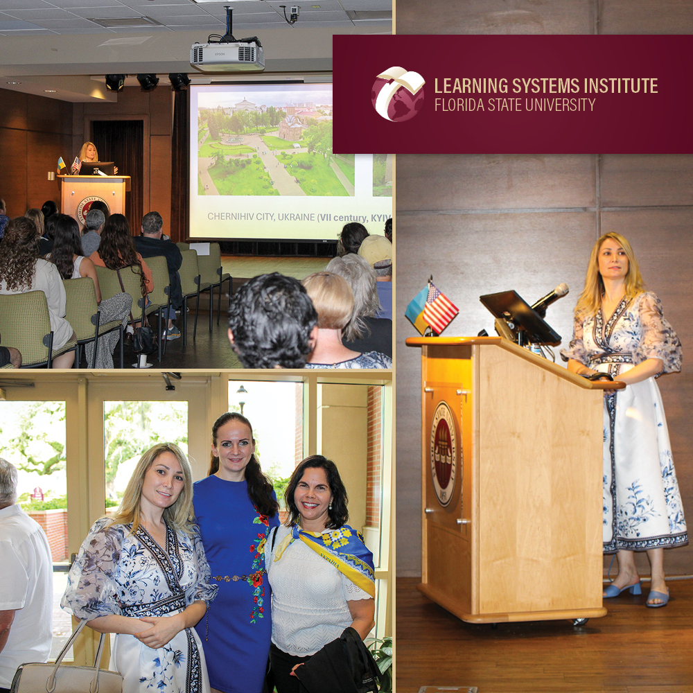 lsifsu's tweet photo. Thank you Dr. Anna Romanova for generously sharing your profound insights on Ukraine with the @FloridaState community. https://t.co/O0T2T04O1O