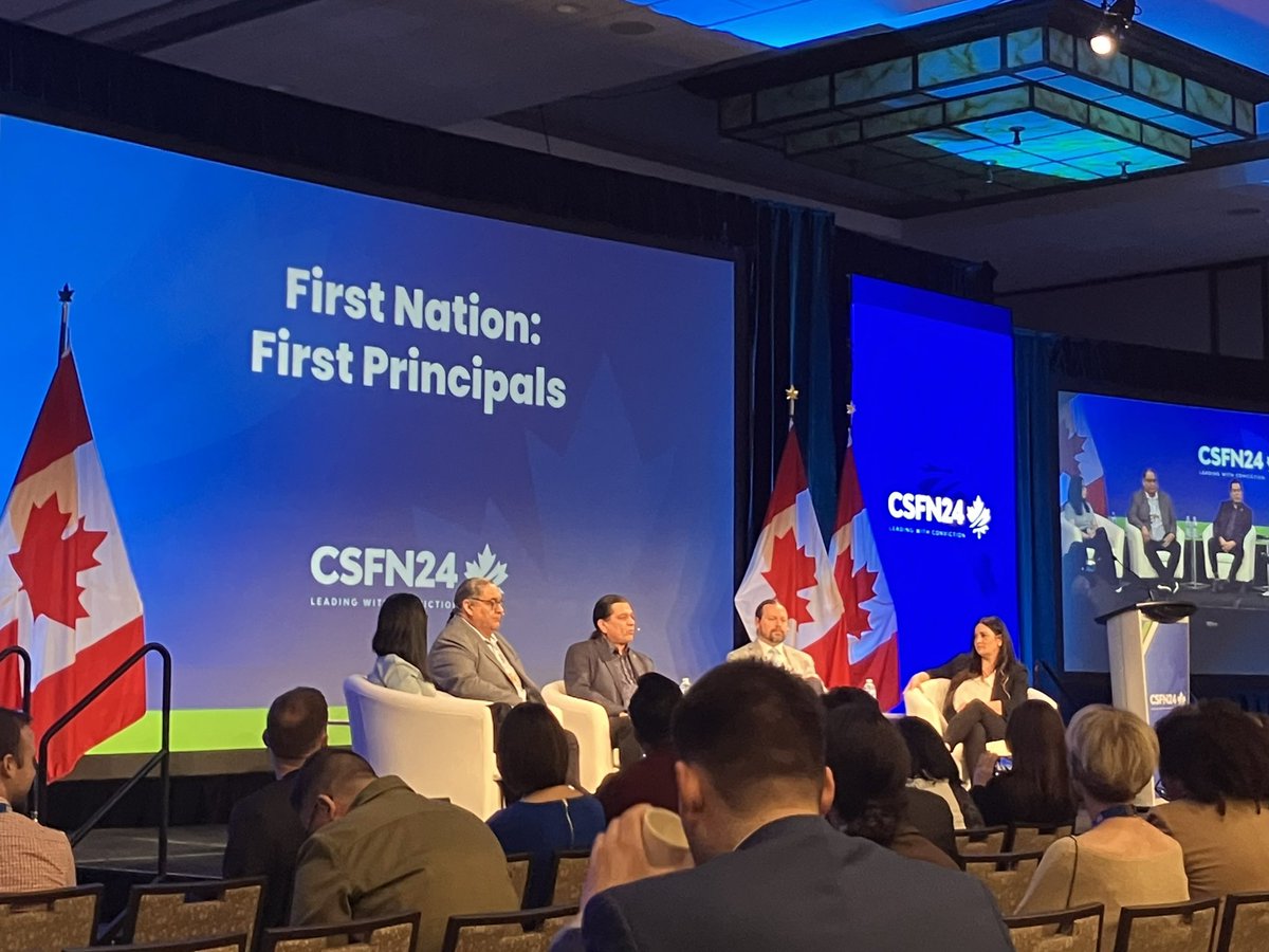 stratejuste's tweet image. First Nations First Principles panel at #CSFN conference. Business leader Stephen Buffalo says that paternalism characterizes federal energy policy. 

Next federal government will have to get out of way so First Nations can take of themselves.