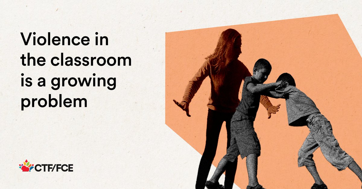 Violence in the classroom is a growing problem, let’s make sure it doesn’t worsen. 🙅

📣 The #CTFFCE calls on legislators to amend Bills #C273 and #S251 to ensure the safety of students and educators. 

Take action ⬇️
shorturl.at/foTU8 

#cdnpoli