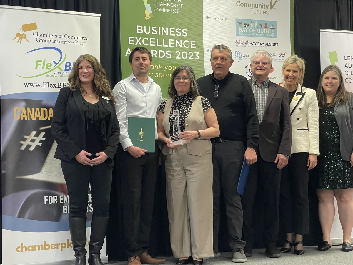 Awesome night at the 11th Annual Business Achievement Awards hosted by the Lennox &amp; Addington Chamber of Commerce! CFWD was thrilled to be a sponsor at this fantastic event! 📷 Congrats to all the winners and nominees, including Hay Bay Sand &amp; Gravel Inc. Together we shine! 👏🌟