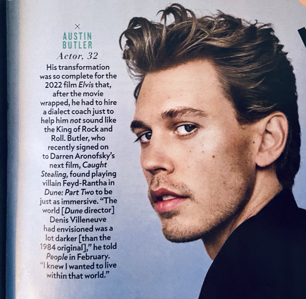 Austin Butler made it into People Magazine's 50th Anniversary issue under the 'Next Power Players' section!
