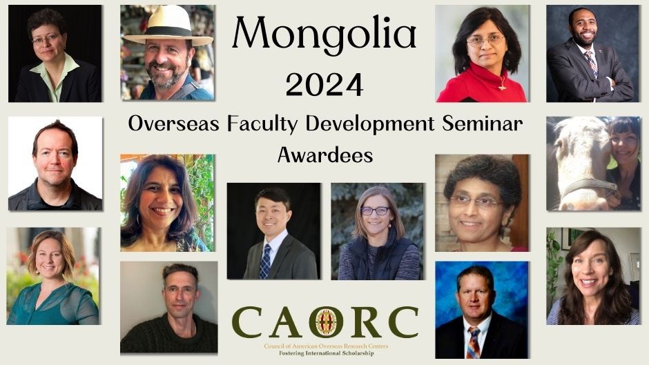 CAORC is pleased to announce the Faculty Development Seminar in Mongolia award recipients! Faculty and admin from #communitycolleges & #MSI have been selected to participate in a seminar about climate change & public health in #Mongolia. caorc.org/post/caorc-ann… @ACMSMongolia