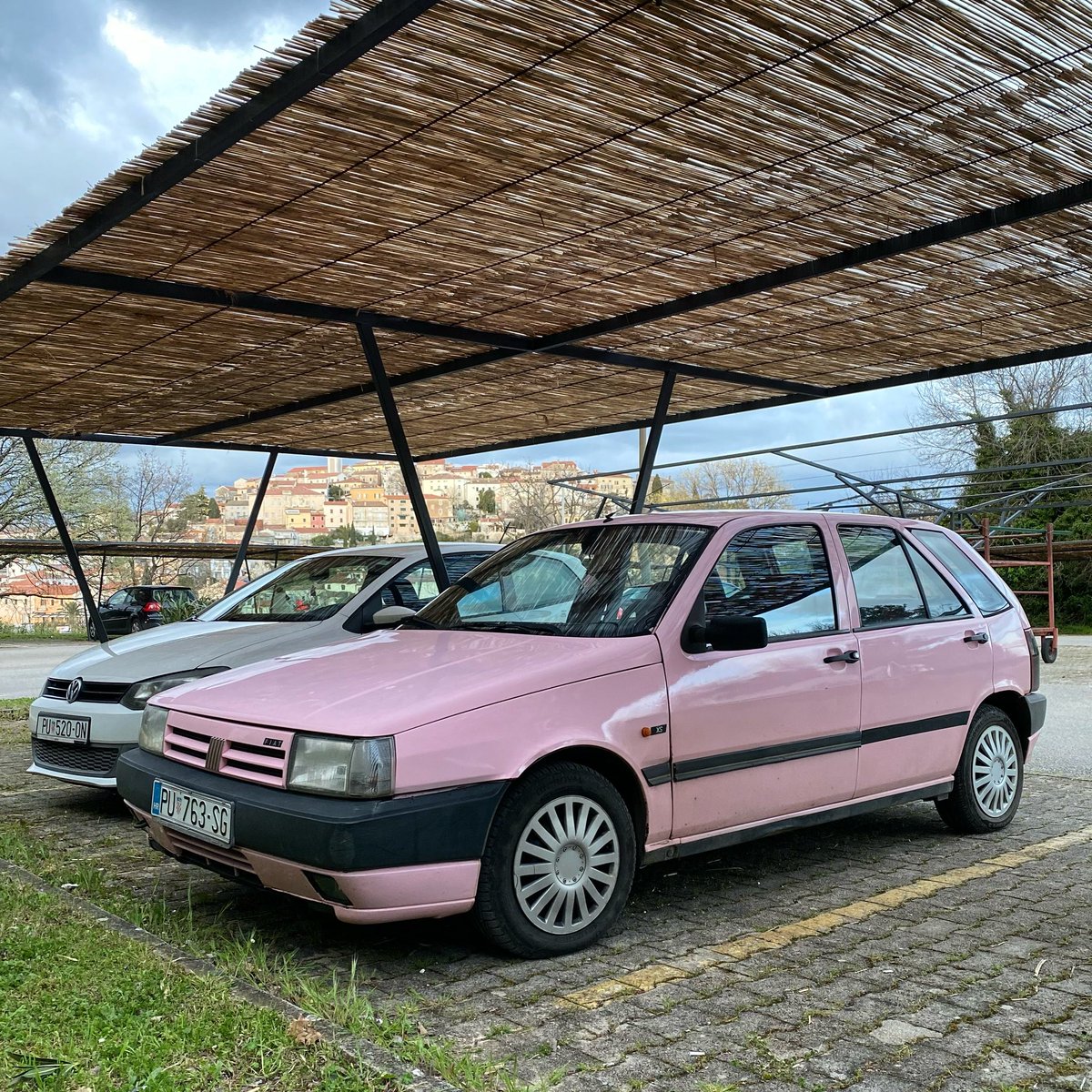 Think pink

Fiat Tipo (Type 160 pre-facelift, 1988-93) spotted in Vrsar/Croatia.
#Fiat #FiatTipo #FiatFriday #ThinkPINK 
@GeorgeCochrane1 @addict_car
