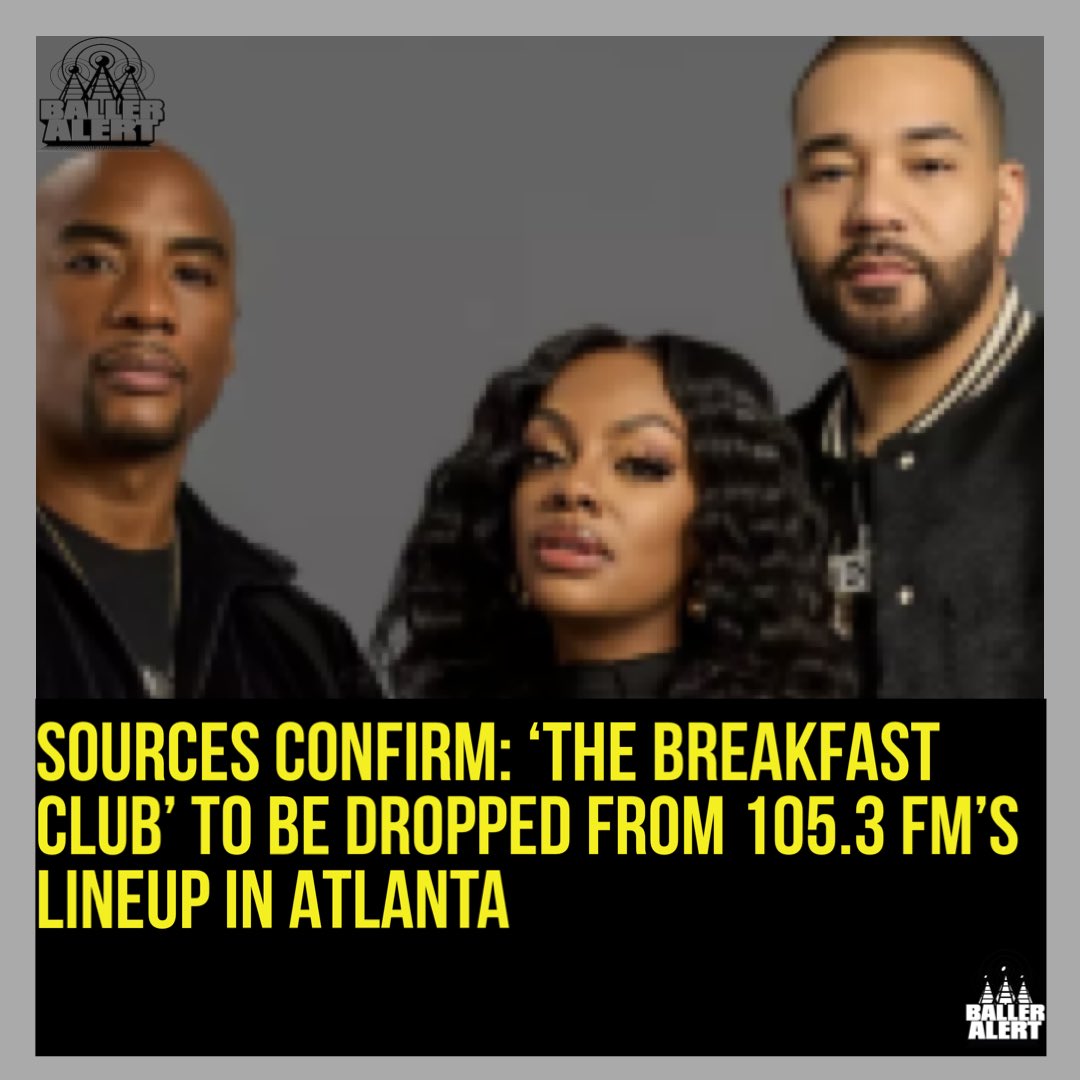 Fans of the popular radio show ‘The Breakfast Club’ will need to tune in elsewhere, as sources confirm the program is slated for removal from the 105.3 FM lineup in Atlanta.