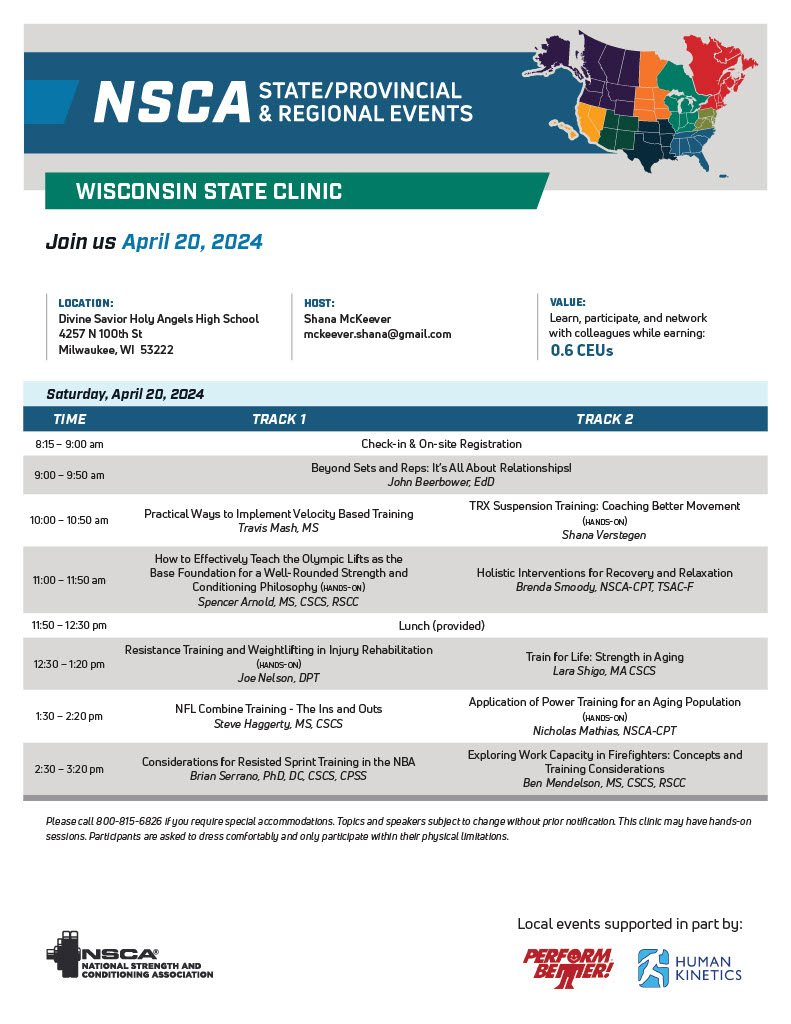 Ever wonder about the work capacity of a firefighter? Join us next Saturday as Ben Mendleson takes us on a tour of work demands, current gaps in the literature, and considerations for training this population! LinkedIn: benmendelson1 Register here: nsca.com/events/state-a…