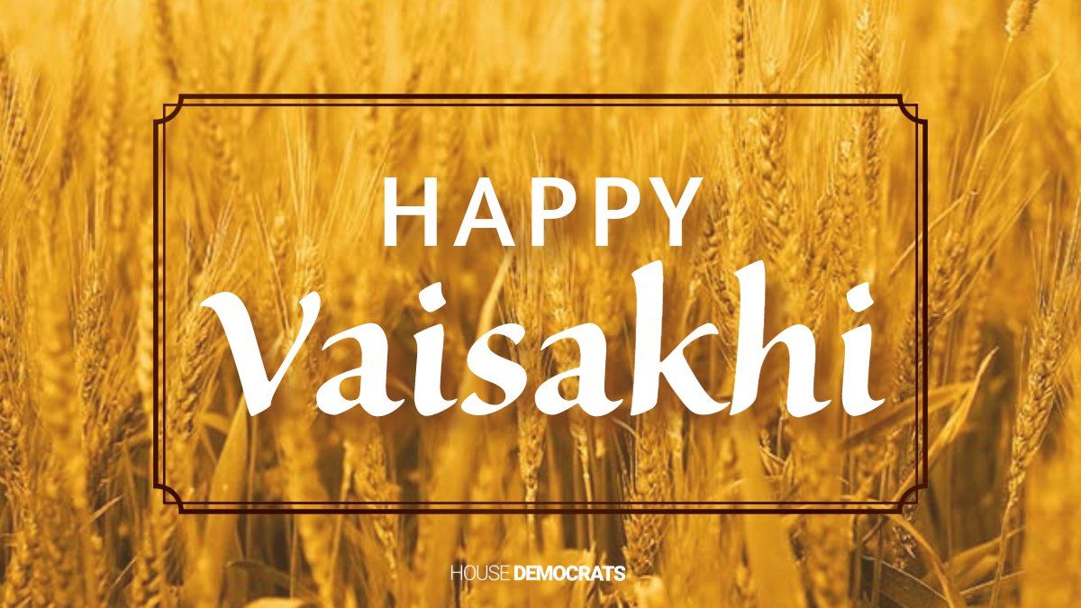 Happy Vaisakhi to our Sikh neighbors and friends in California’s 19th Congressional District and around the world as we celebrate the beginning of the spring harvest!