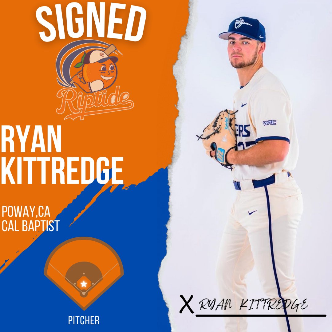 𝗜𝗧'𝗦 𝗢𝗙𝗙𝗜𝗖𝗜𝗔𝗟 📝

@CBUbaseball sophomore @ryan34988484 will be playing #SummerBall in Orange County at @yourgreatpark for the OC Riptide 2024 season!

Welcome to the #OCRiptideFamily Ryan! 🟠🔵

#OCRiptideBaseball #YourGreatPark #CCLBaseball #LanceUp⚔️