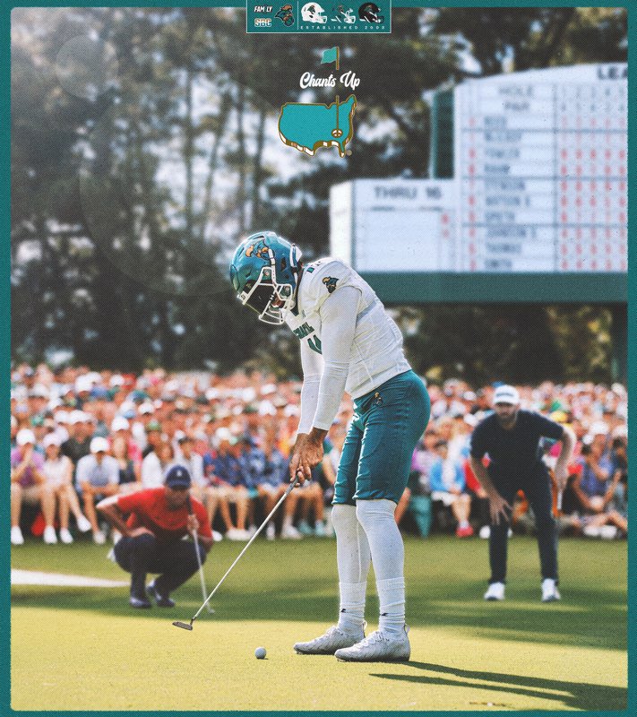 Reppin Sunday Teal #Masters2024 

#BALLATTHEBEACH | #FAM1LY | #TEALNATION