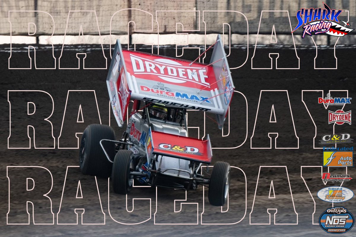 It’s Raceday in Missouri! #ChompChomp 🏎️ @LSchuchart1s 📌 @WorldofOutlaws 📍 @I55Raceway 👀 @dirtvision 🕰️ 7:15pm EST 🙌🏻 @TeamDrydene @DuraMAXoil @rigging_c @FederatedAP @NREngines