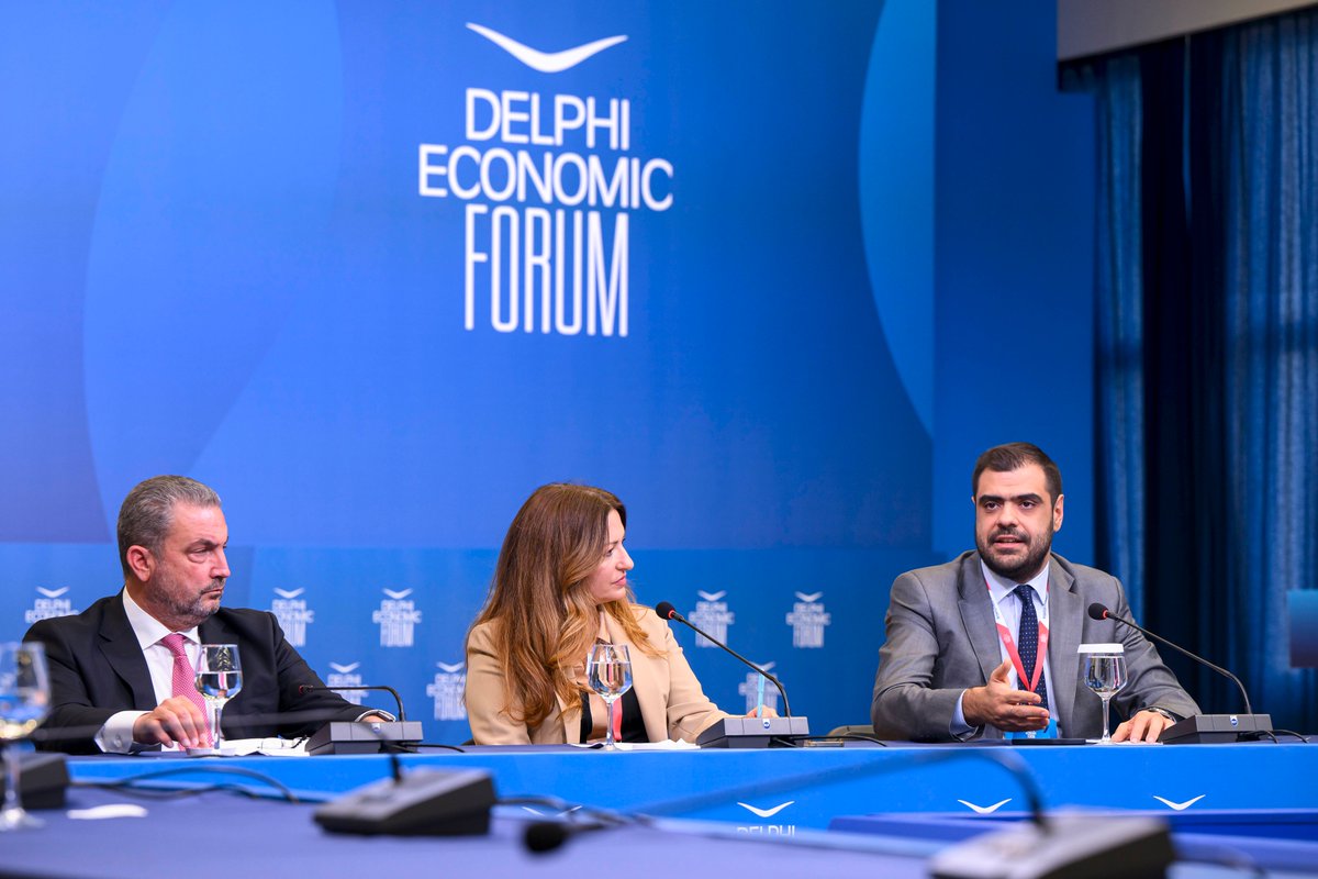 Στο @delphi_forum είχα τη χαρά να συνομιλήσω με εκπροσώπους του επιχειρηματικού κόσμου σε μία συζήτηση με θέμα «Infrastructure, Tourism & Industry:The Next 10 Years of Transformation».