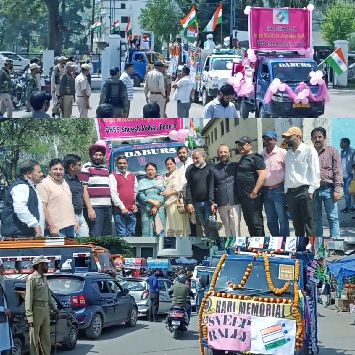 Today flagged off a rally under SVEEP campaign in an endeavour to encourage voters to exercise their democratic right to vote in the upcoming #LokSabhaElection2024. @diprjk @yasinc_ias