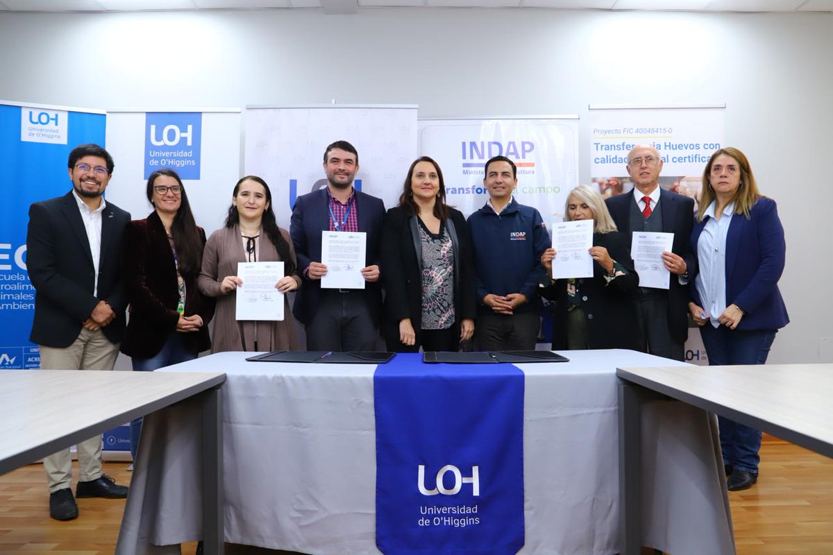 Universidad de O'Higgins (@uohiggins) on Twitter photo Hoy, en nuestro #CampusColchagua, nuestra #RectoraUOH, Fernanda Kri, firmó un convenio de colaboración entre la #UOH e <a href="/INDAP_Chile/">INDAP_Chile</a> que favorece la colaboración en materias académicas y de difusión, materializadas a través de actividades y proyectos entre ambas instituciones.👏 Hoy, en nuestro #CampusColchagua, nuestra #RectoraUOH, Fernanda Kri, firmó un convenio de colaboración entre la #UOH e <a href="/INDAP_Chile/">INDAP_Chile</a> que favorece la colaboración en materias académicas y de difusión, materializadas a través de actividades y proyectos entre ambas instituciones.👏