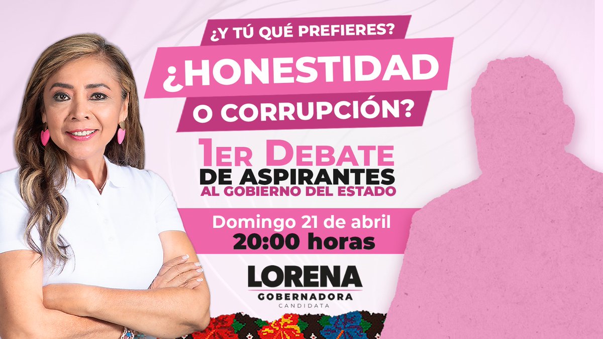 ¿Tú qué prefieres...? ¿Honestidad, o que siga la corrupción de quienes con tal de ganarse unos pesos, no les importa descarrilar un tren, o un estado como Tabasco? ¿Honestidad, o que se sigan robando el dinero enviado por la Federación? ¿Honestidad y capacidad, o corrupción e…