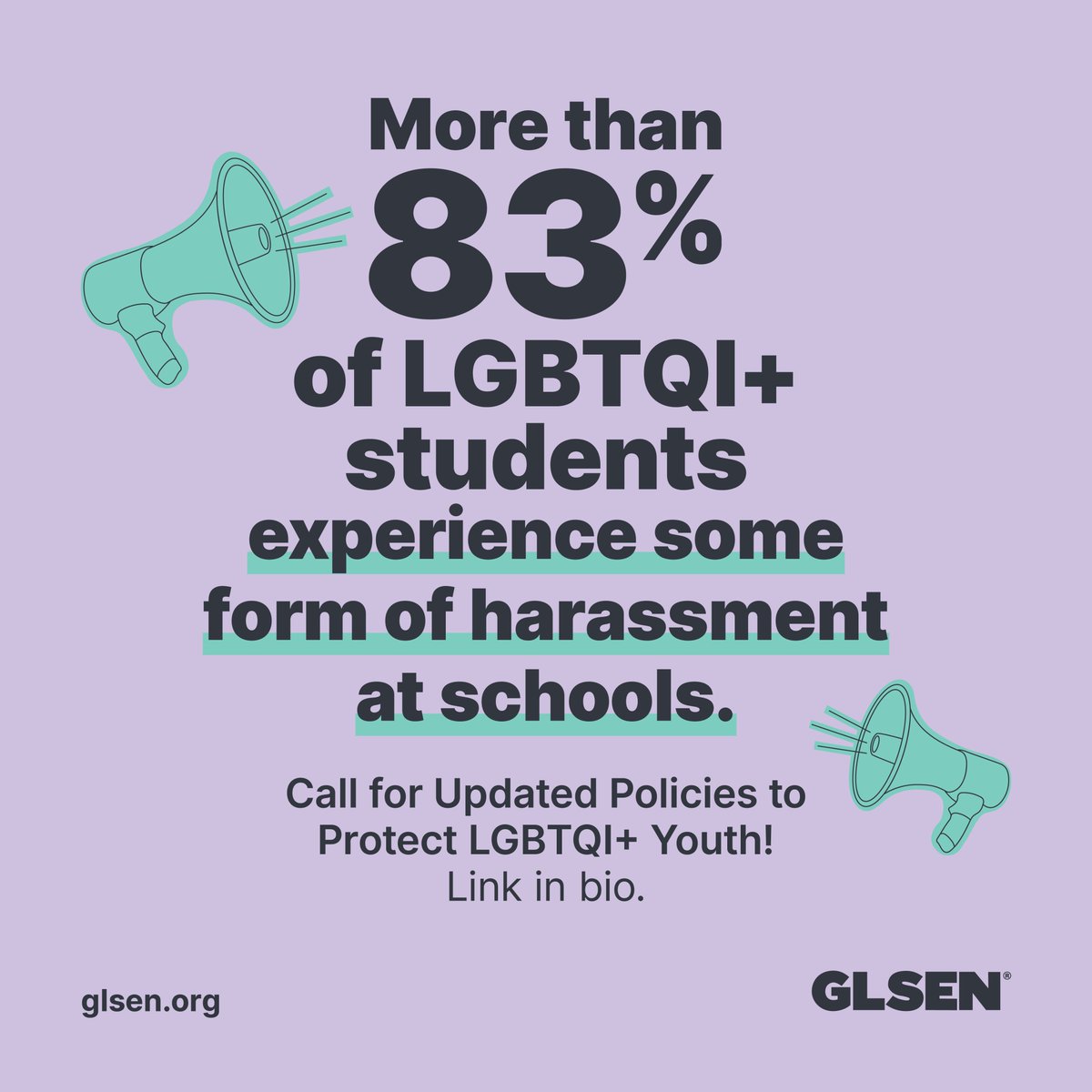 Today is @GLSEN’s #DayOfNoSilence — a national day of action pushing back against the silencing of LGBTQ+ youth and the erasure of their experiences. Join me and #RiseUp4LGBTQ youth! → glsen.org/DayOfNoSilence