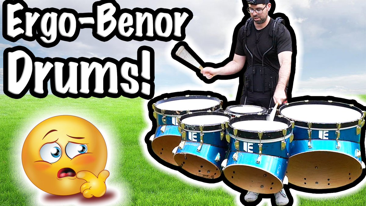I made TENOR DRUMS out of BASS DRUMS again! (Ergo-Benors). Check it out here: youtu.be/LQ9KCIQFGF8