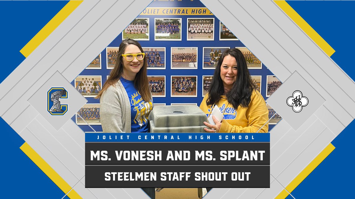 Our next Steelmen Staff Shoutout winners are Ms. Splant and Ms. Vonesh! A reminder - our previous highlighted staff member nominates our next winner. The only catch - the Staff member must be from a different department! From our previous winner - '...the dynamic…