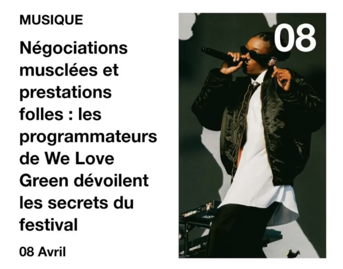 PaulBonabesse's tweet photo. 5min de fun facts dans les coulisses de @WeLoveGreen  avec @NumeroMagazine - ITW
https://t.co/UTwV2uCJKR https://t.co/YqwodvwcSH