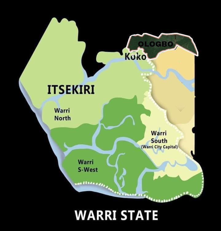 An indigenous minority rights activist in Niger Delta, Mr Ojumude Bishop has supported call for creation of Warri state, saying it will address challenges of Itsekiri as a minority ethnic group in the country. Read more; vanguardngr.com/2024/04/rights… @officialABAT @NGRPresident…