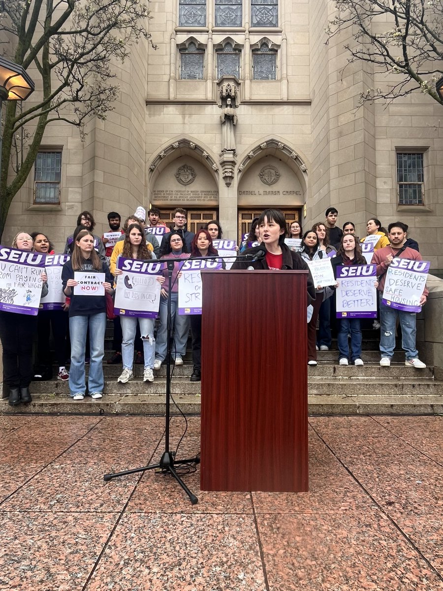 @Santana4Boston “We are not just two units on strike. We are ONE UNION looking to transform the university!”- Meiya, graduate worker at BU currently on strike