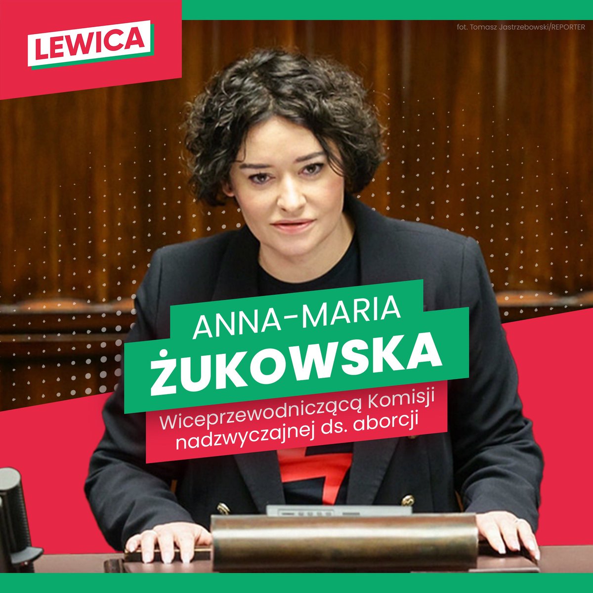 📣 @AM_Zukowska wiceprzewodniczącą Komisji nadzwyczajnej ds. aborcji! Gratulujemy! 💚