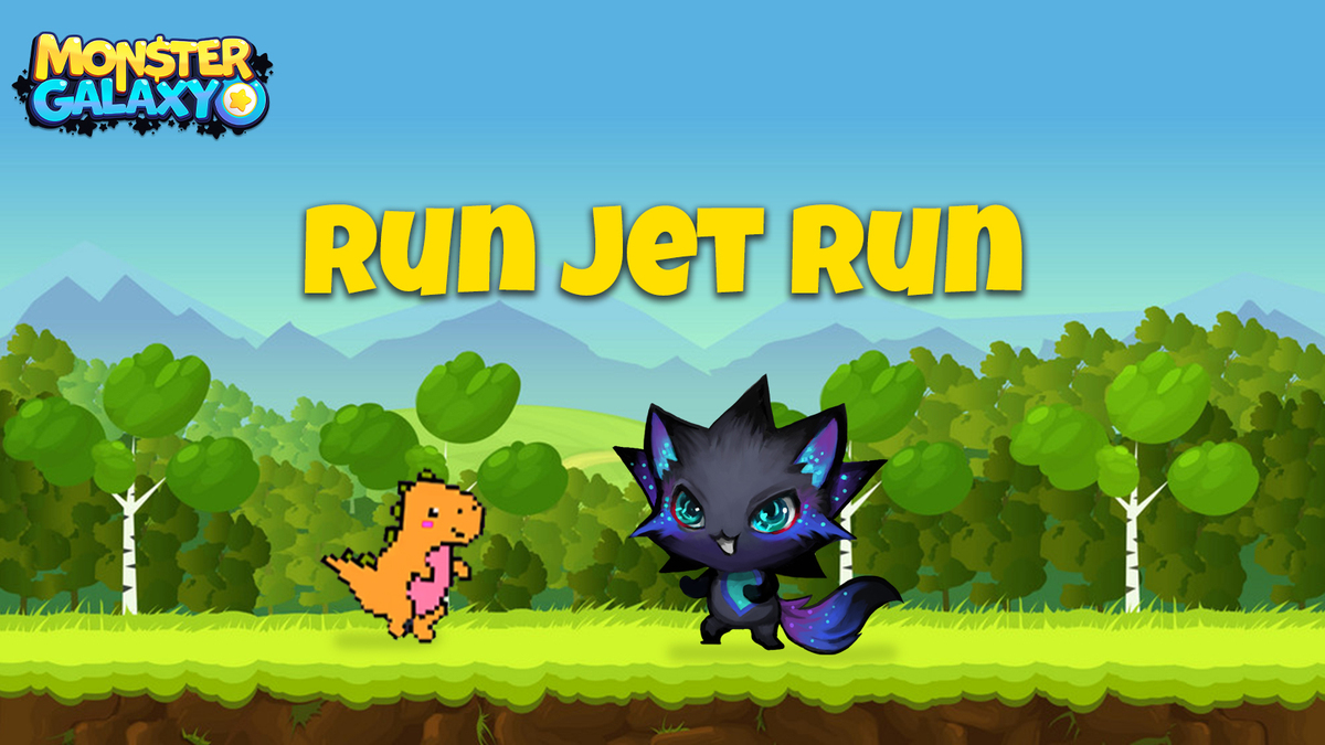 Speed and stealth are on your side with Jet in the Dino Dash Spring Contest! 🌟 Highlights: 🖤 Get Jet, your agile Moga. 🏃‍♂️ Dash through today's special courses. 🎯 Use Jet's swift moves to climb the leaderboards. #MonsterGlaxy