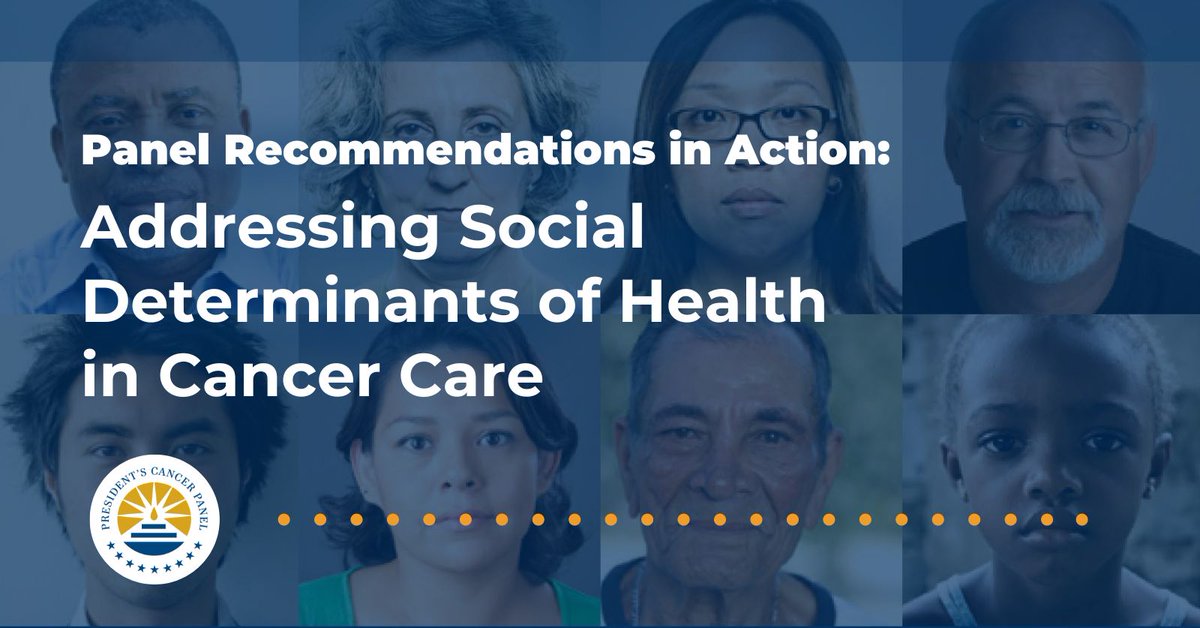 The 2010 Panel report called on healthcare providers to consider social determinants of health when treating patients. Learn how organizations are taking steps to be the #SourceForBetterHealth and addressing patients’ social needs & risks in cancer care: prescancerpanel.cancer.gov/about/blogs/ad…