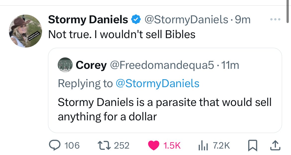 Just when I think I couldn’t love Stormy Daniels more…🤣🤣🤣