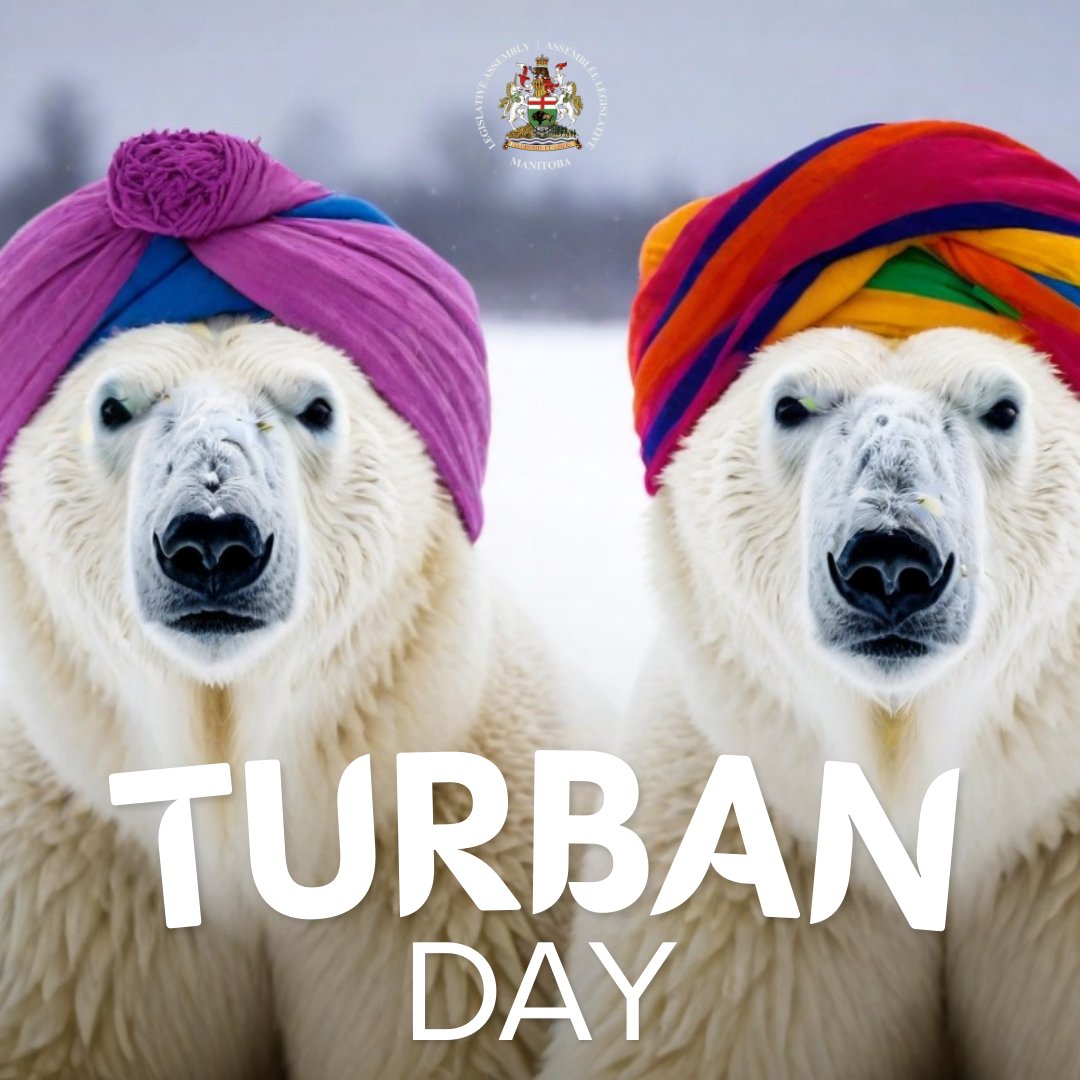Happy #TurbanDay! Today April 13thwe celebrate Turban Day in Manitoba! The turban symbolizes sovereignty, self-respect, and equality for Sikh Canadians, combating racism against them.