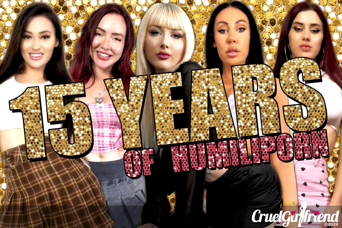 We'e celebrating 15 YEARS of CruelGirlfriend humiliporn! 15 Years of the BEST team of Cruel Girlfriend mean girls 15 Years of femininzing sissies 15 Years of rinsing paypigs 15 Years of locking up rejects 15 Years of cucking wimps And to start our year of celebrating we're…